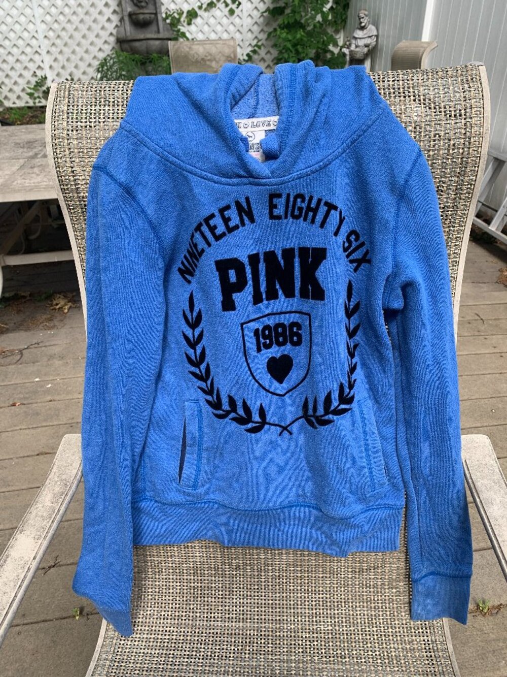 Victoria's Secret Blue Sweatshirt Hoodie